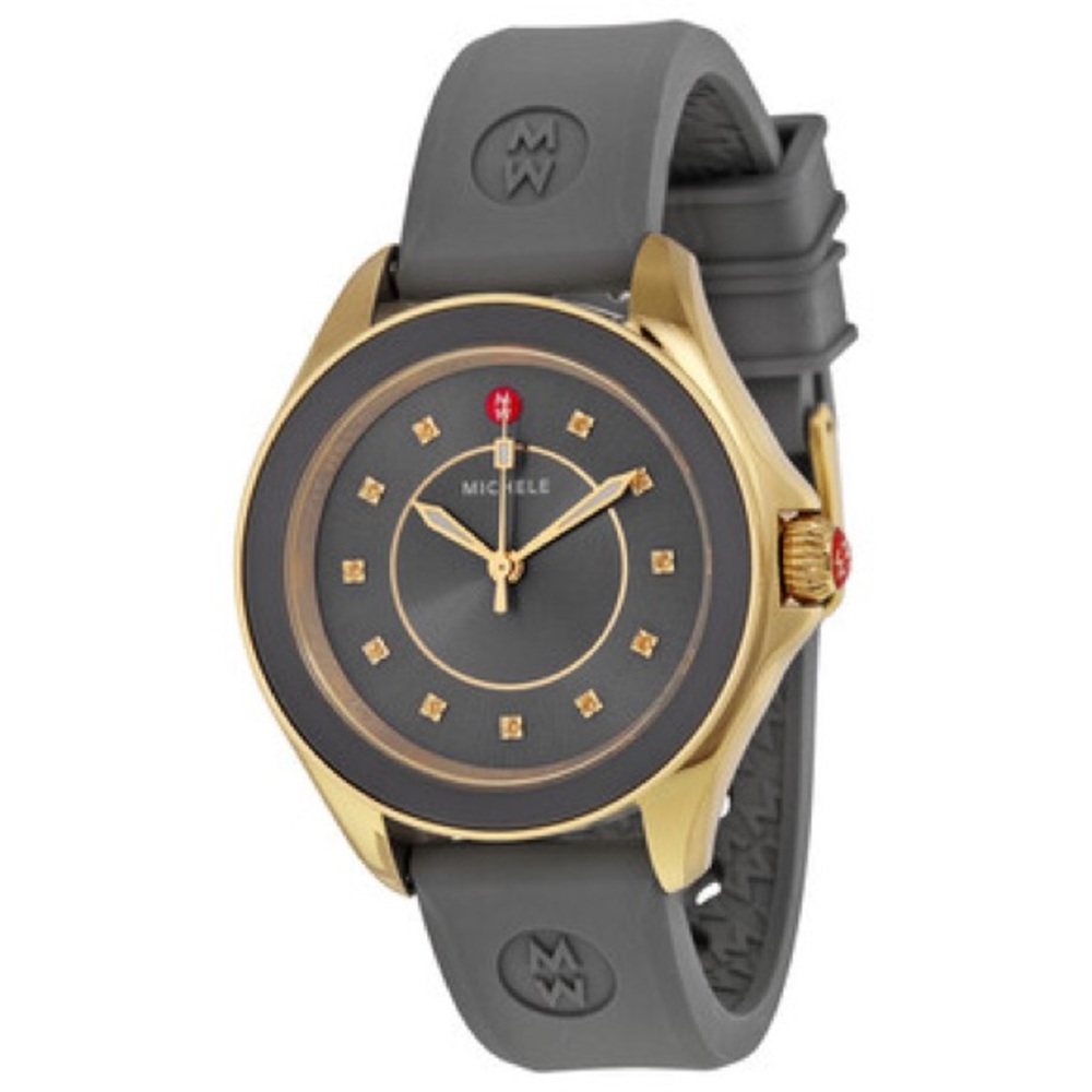 Michele Gold and Gray Women's Watch MWW27A000001